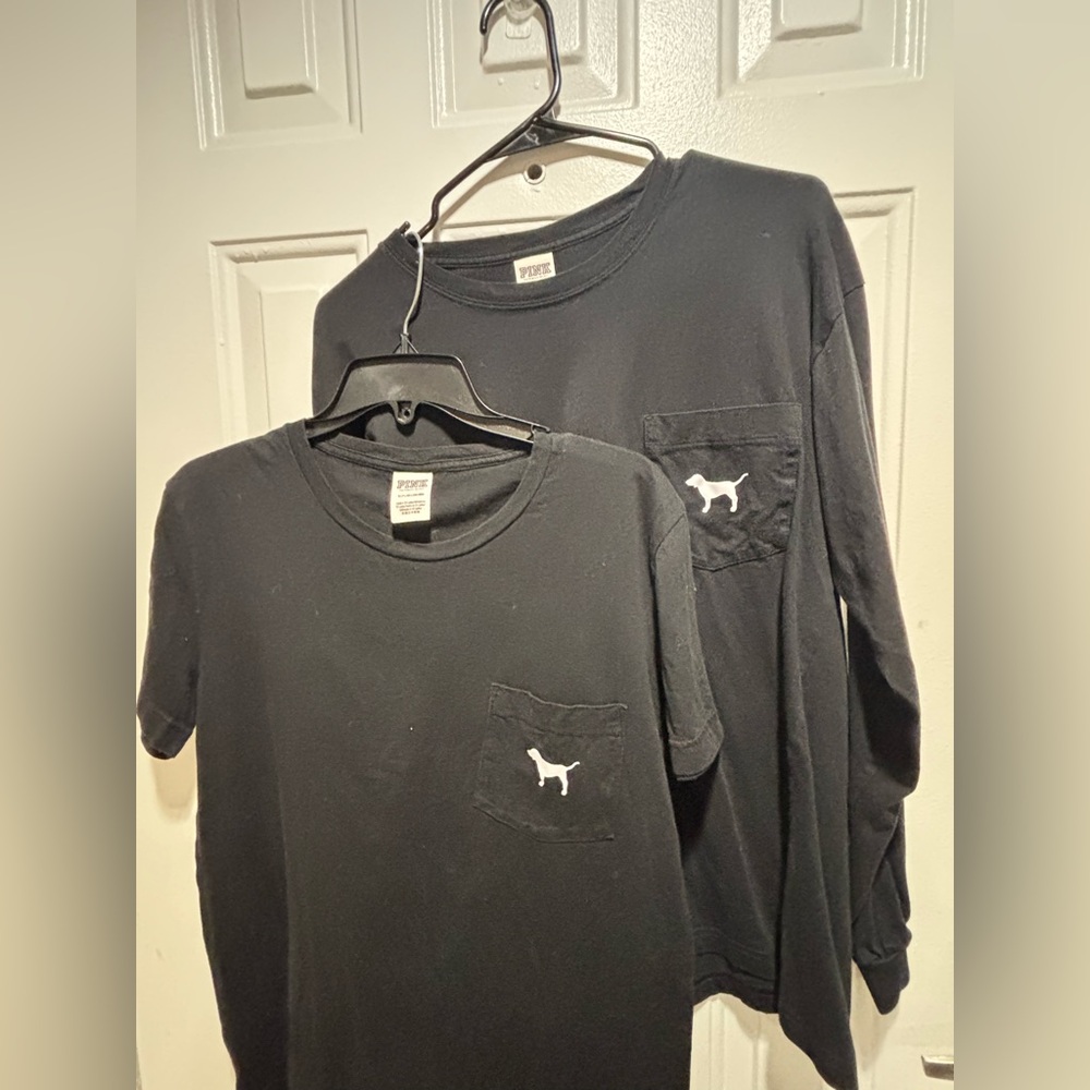 PINK Victoria's Secret Black Tee